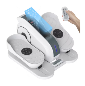 lot 30 image: Soozier Under Desk Elliptical Machine Ellipse Leg Exerciser while Sitting for Seniors with LCD Monitor Remote Control and 10 Speeds