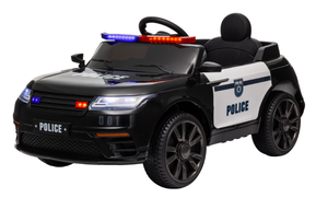 lot 61 image: Qaba 12V Kids Ride on Car w Remote Control, Siren, Light, Music, Spring Suspension, Horn & Transport Wheel, Black