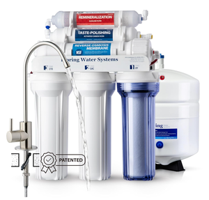 lot 65 image: iSpring RCC7AK, NSF Certified, 75 GPD, Alkaline 6-Stage Reverse Osmosis System, pH Remineralization RO Water Filter System Under Sink, Patented Top-Mounted Faucet Design for Easy Installation
