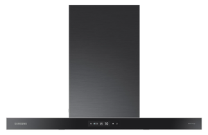 lot 82 image: Samsung 36 Bespoke Smart Wall Mount Hood, LCD Display & Touch Control, Triple Air Sensor, Low Noise, WiFi Connected, Clean Deep Charcoal, NK36CB700W33AA (Missing Part Damper)