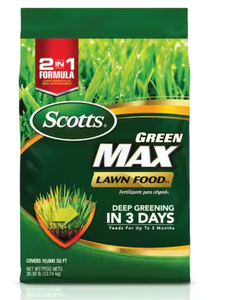 lot 145 image: Scotts Green Max 30.30 lbs. 10,000 sq. ft. Florida Lawn Fertilizer Plus Iron Supplement for Greener Grass