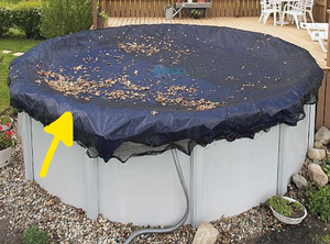 lot 146 image: Arctic Armor Above Ground Leaf Net  16 x 25 Oval  WC528