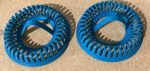 lot 364 image: LOT OF 12 Kitchen HQ 2 packs Silicone Microwave Chip Makers (Colors May Vary, Total 24)