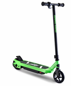 lot 287 image: Hyper Jammer Kids Electric Scooter 12 Volt Battery Powered Scooter - Green Steel Frame, 10 MPH