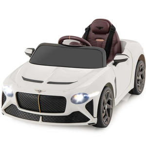 lot 297 image: Costway 12V Licensed Bentley Bacalar Kids Electric Ride-on Car