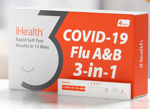 lot 439 image: LOT OF 10 COVID-19Flu A&B 3-in-1 Rapid Test (Use By 08-14-2025)