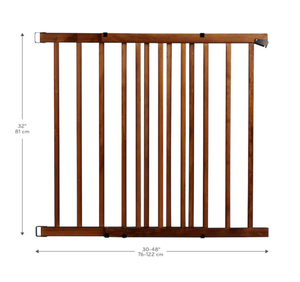 lot 448 image: Evenflo Walk-thru Top Of Stairs Baby Gate (farmhouse Collection)