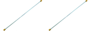 lot 393 image: LOT OF 2 Simpson Cleaning 80479 Universal 31-Inch Pressure Washer Wand for Cold Water Use up to 4500 PSI, Silver