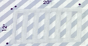 lot 473 image: toddler safety rail 20x12 white