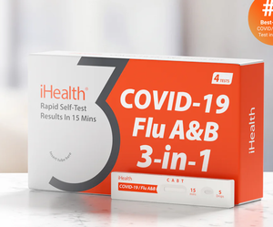 lot 500 image: LOT OF 9 COVID-19Flu A&B 3-in-1 Rapid Test (USE BY 10-05-2025)
