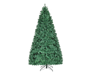 lot 180 image: Costway 8-ft Pre-lit Artificial Christmas Tree with White LED Lights