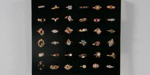 lot 11 image: Costume Ring Lot of 36