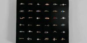 lot 9 image: Costume Ring Lot of 36