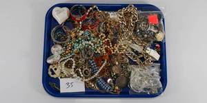 lot 35 image: Large Costume Jewelry Lot