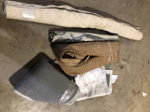 lot 49 image: Lot of Assorted Rugs Various Models and Conditions and Sizes Customer Returns See Pictures