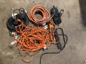lot 50 image: Lot of Assorted Extension Cords  Various Models and Conditions Customer Returns See Pictures