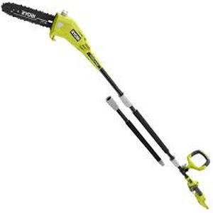 lot 14 image: RYOBI 40V 10 in. Cordless Battery Pole Saw (Tool-Only)  Customer Returns See Pictures