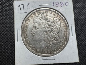 lot 17 image: 1880 Morgan Silver Dollar