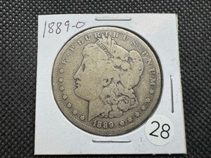 lot 28 image: 1889 Morgan Silver Dollar