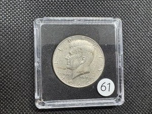 lot 61 image: 1964 90% Silver Kennedy Half Dollar