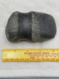 lot 5 image: Three-Quarter Groove Indian Axe, Gila County, AZ  SEE NOTE in description