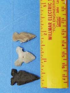 lot 41 image: 3 Bird Points, Seneca Indians, Patomic River