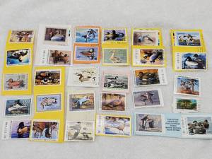 lot 45 image: Old Duck Stamps, Pheasant Stamps & Quail Stamps--see description