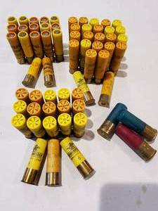 lot 52 image: Bag of 62 Shotghun Shells--see Photos & Description