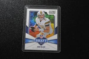 lot 88 image: 2018 Score NFL Draft Josh Allen #5 Rookie Card