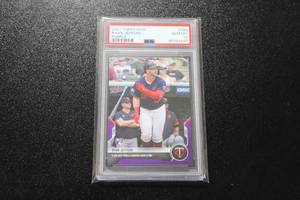 lot 89 image: 2021 Topps Now Purple Ryan Jeffers #566 Rookie Card PSA 10