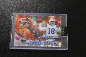 lot 92 image: 2024 Wild Card Allumination Dino-Might Peyton Manning 410  Only 10 Exist