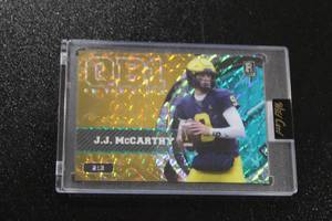 lot 96 image: 2023 Wild Card QB1 Of The Draft JJ McCarthy 22  Only 2 Exist