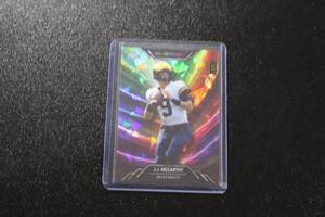 lot 98 image: 2023 Wild Card Wildchrome JJ McCarthy 11  Only 1 Exist