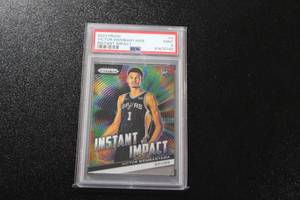 lot 101 image: 2023-24 Prizm Instant Impact Victor Wembanyama #3 Rookie Card PSA 9