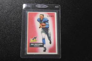 lot 104 image: 1955 Bowman Jack Christiansen #28  Mid Grade or Better