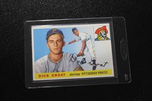 lot 111 image: 1955 Topps Dick Groat #26  Mid Grade or Better