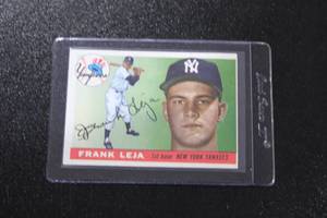 lot 116 image: 1955 Topps Frank Leja #99  Mid Grade or Better