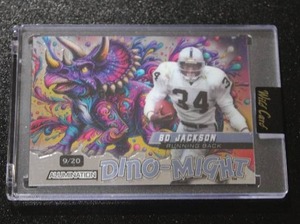 lot 4 image: 2024 Wild Card Alumination Dino Might Bo Jackson 920  Only 20 Exist