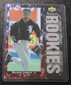 lot 10 image: 1994 Upper Deck Star Rookie Michael Jordan Jumbo 45000