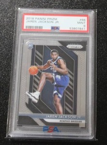lot 16 image: 2018-19 Prizm Jaren Jackson Jr #66 Rookie Card PSA 9