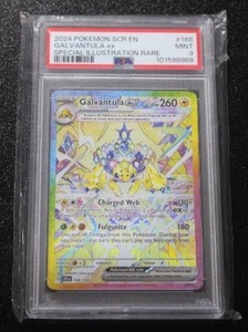 lot 28 image: 2024 Pokemon Galvantula EX SIR #168142 PSA 9