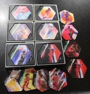 lot 36 image: NBA Flex Game Piece Lot  14 Game Pieces