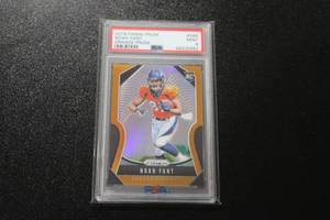 lot 39 image: 2019 Prizm Orange Noah Fant #365 Rookie Card PSA 9 17249  Only 249 Exist