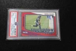 lot 167 image: 2021 Rookie & Stars TD Club RedBlue Russell Wilson #8 PSA 9 315  Only 15 Exist