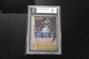 lot 188 image: 1996-97 Bowmans Best Allen Iverson #R1 BGS 8 Rookie Card