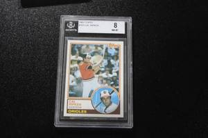 lot 193 image: 1983 Topps Cal Ripken Jr. #163 BGS 8