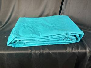 lot 23 image: Turquoise Drop Cloth