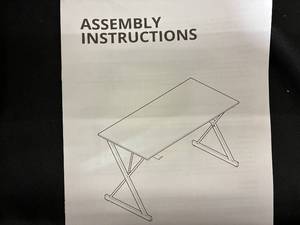 lot 30 image: Gaming Desk - Model GD1 (32 inch) & Wall Mounted Mirror