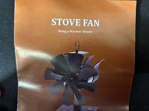 lot 39 image: Stove Fan & Stove Thermometer - Heat Powered