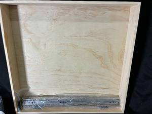 lot 63 image: Cabinet Drawer Slides - 3-Piece Set (20W x 21L)